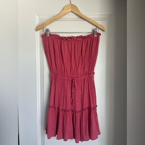 Elan Strapless Pink coverup M